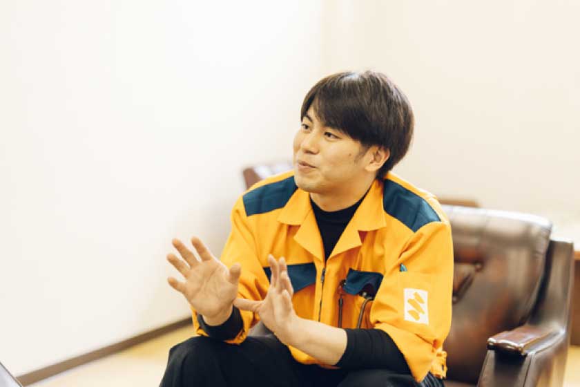 売り場づくりの様子